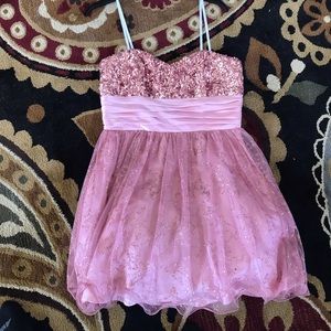 Prom dress strapless